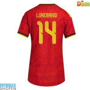 Billiga Belgien Dodi Lukebakio #14 Hemmatröja Dam VM 2026 Kortärmad